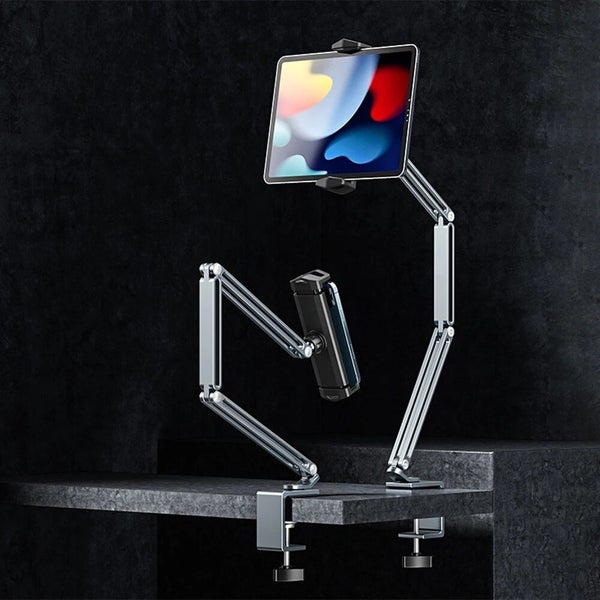 Desk Bed Tablet Stand Adjustable for 4-12.9 Inches Mobile Phones Carousel 2