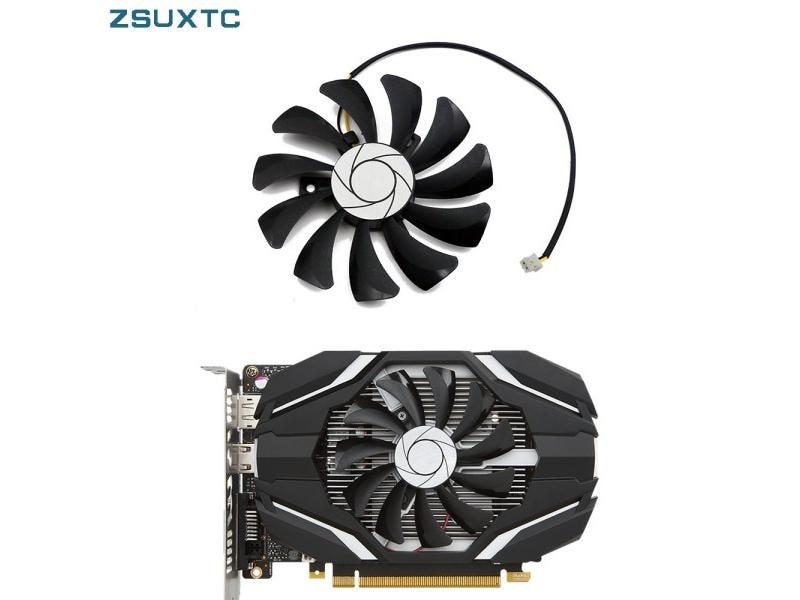 85mm HA9010H12F-Z DC 12V 0.57A 2Pin GTX1050 Ti Cooler Fan For MSI Geforce GTX Carousel 1
