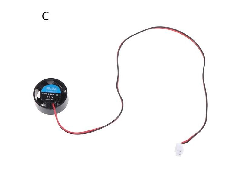 1 Pcs 25.5x10mm 5V-24V Round 25mm Mini Micro Cooling Fan For LED Lamps Computer Carousel 1