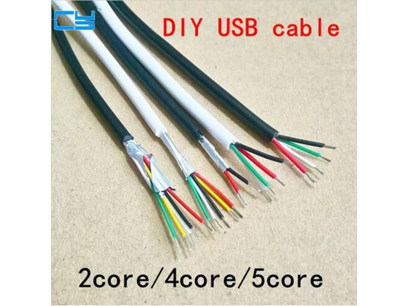 5m/10m/15/20m DIY UL2464 28 AWG 5 Core Cable For USB Mouse Keyboard Data Cable Carousel 1