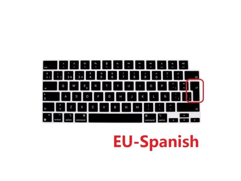 Thin TPU Keyboard Skin For Macbook Air M2 A2681 EU US English Spanish Russian Carousel 1
