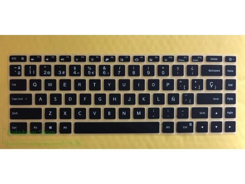 Powforward 15 Inch Spanish Soft Silicone Keyboard Cover Skin Protector Case Carousel 1