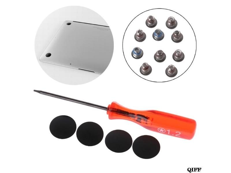 4Pcs Feet Bottom Case Cover Screws Set Tool For Macbook Pro Retina 13" 15" Carousel 1