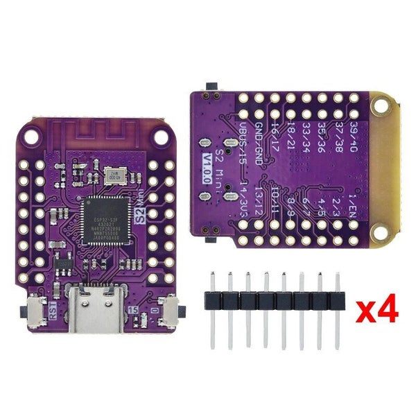 ESP32 S2 Mini WIFI Board Based ESP32-S2FN4R2 ESP32-S2 4MB FLASH 2MB PSRAM Mic... Carousel 6
