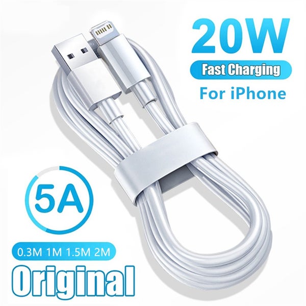 Original USB Cable For iPhone 14 13 11 12 Pro Max Mini XS Fast Carousel 1