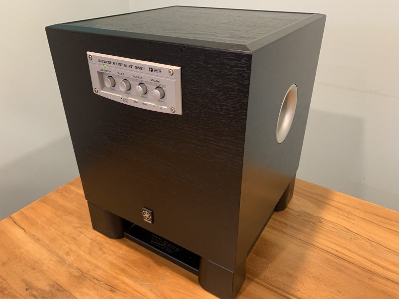 Awesome Compact Yamaha YST-SW215 Subwoofer Carousel 1