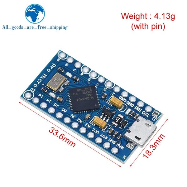 Pro Micro ATmega32U4 5V 16MHz Original Chip Replace ATmega328 For Carousel 7