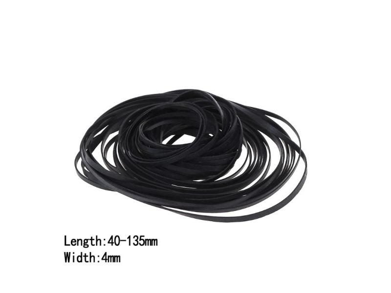 4mm Wide Flat Cassette Tape Machine Belt For Recorder Walkman Etc. Carousel 1