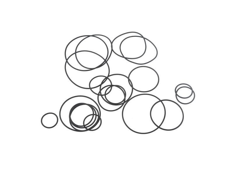 20Pcs 1.5mm Cassette Tape Rubber DVD Cassette Tape Recorder Turntable Strap Carousel 1