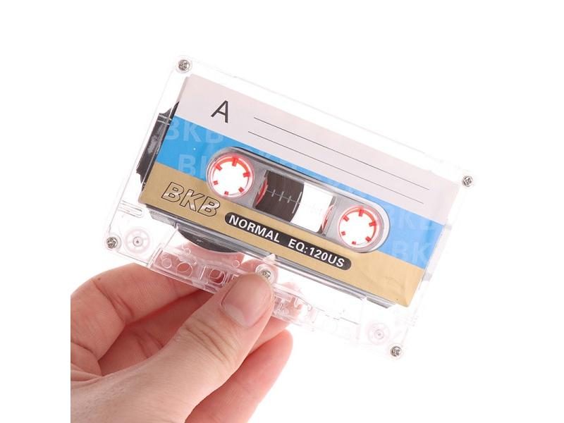 1pcs Standard Cassette Blank Tape Player Empty 60 Minutes Magnetic Audio Tape Carousel 2