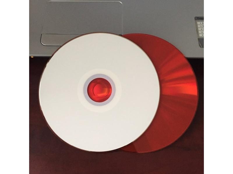 5 Discs 700MB Red Car Blank Printable CD R Disc Carousel 2