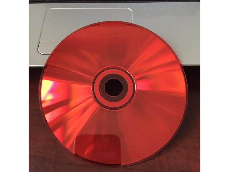 5 Discs 700MB Red Car Blank Printable CD R Disc Carousel 1