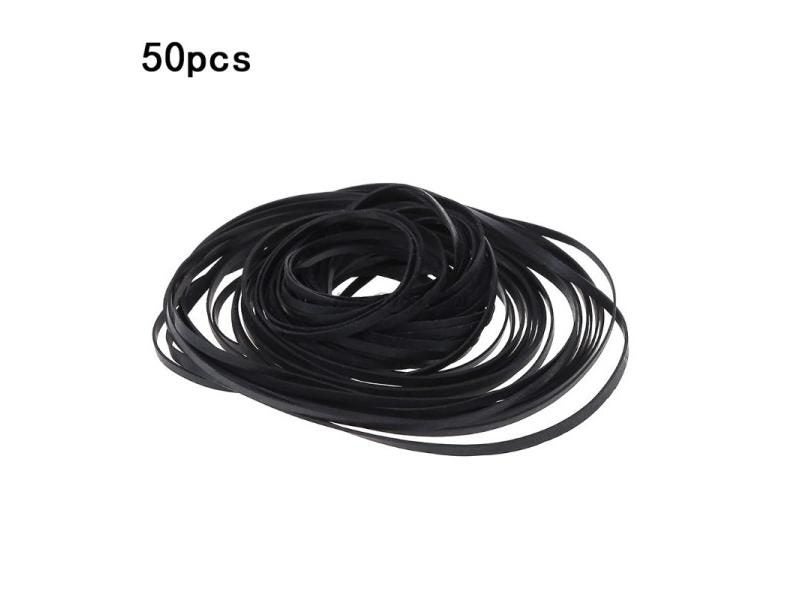 50PCS 40 135MM Universal Mix Cassette Tape Machine Belts 2mm Width For Carousel 1