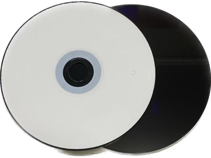 Authentic 5 Ri-Brand Blank Black And White Printable 700 MB CD-R Discs Carousel 2