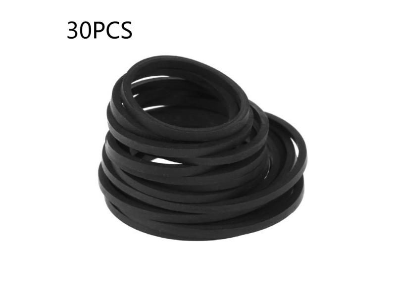 OOTDTY 30Pcs Universal 25-135mm Mix Cassette Tape Machine Belt New Assorted Carousel 2