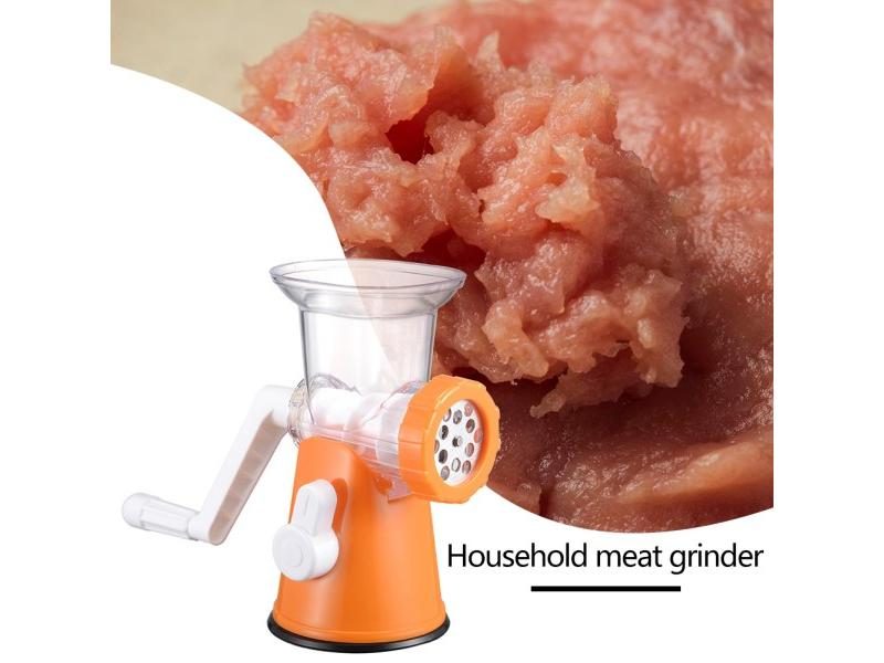 Stainless Steel Manual Meat Grinder Fruit Vegetable Pulverizer Carousel 1