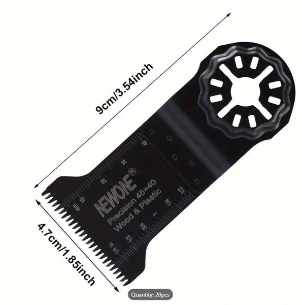 Starlock multi tool blades 45*40mm- wood plastic & plasterboard Carousel 1