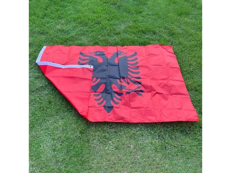 Albania Flag 3x5 Ft 90x150cm Carousel 1