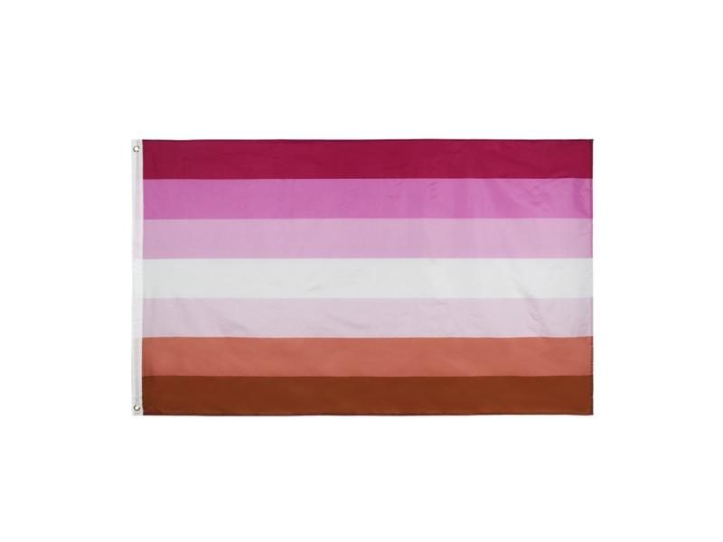 Xiangying 90x150cm LGBT Rainbow Lipstick Lesbian Pride Flag Carousel 2