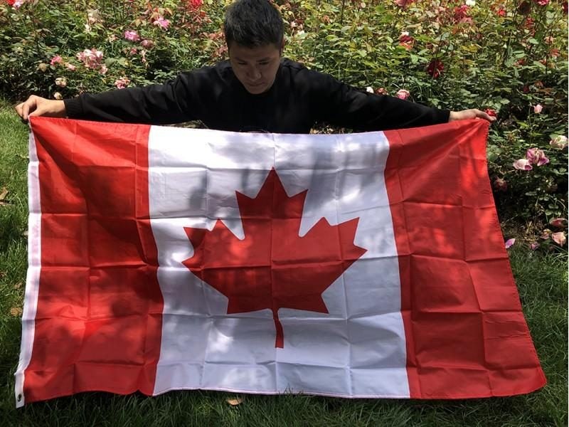Canadian Flag 90 150cm 3x5fts Hanging Polyester Banner For Decoration Carousel 2