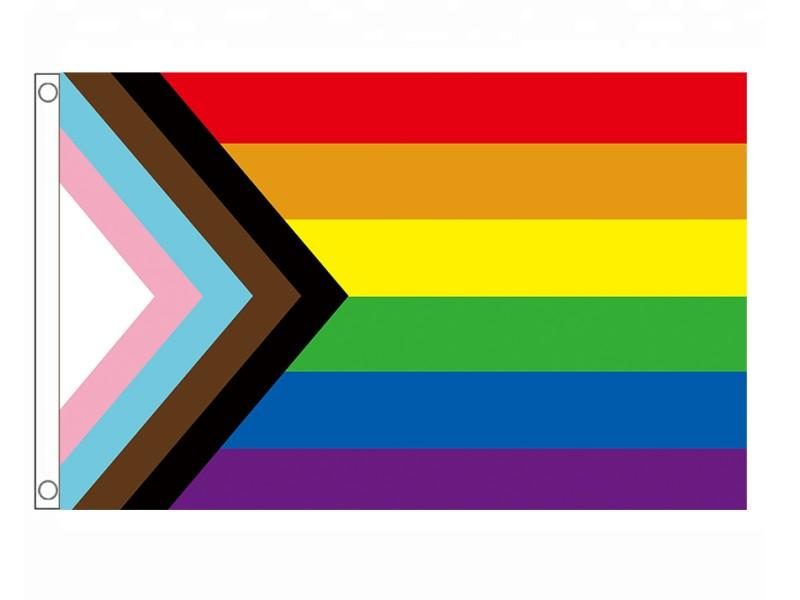 Rainbow Flag 90x150cm For LGBTQIA Ace Community Asexuality Carousel 1
