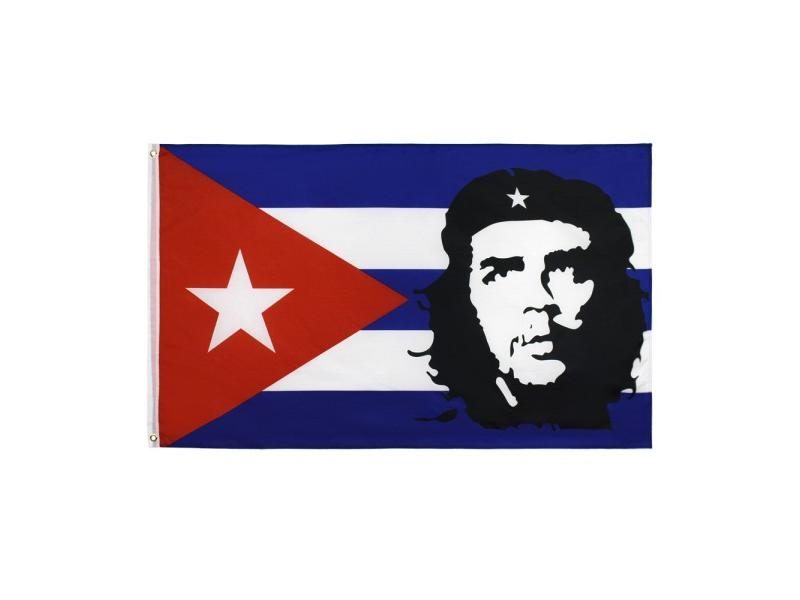 Yehoy 90x150cm Ernesto Guevara With Cuba Flag Carousel 2