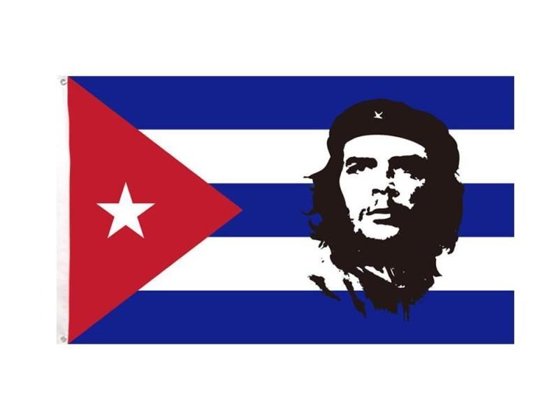 Yehoy 90x150cm Freedom Fighter Hero EI CHE Ernesto Guevara With Cuba Flag Carousel 1