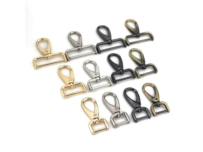1pcs Metal Detachable Snap Hook Trigger Clips Buckles For Leather Strap/ Belt Carousel 2