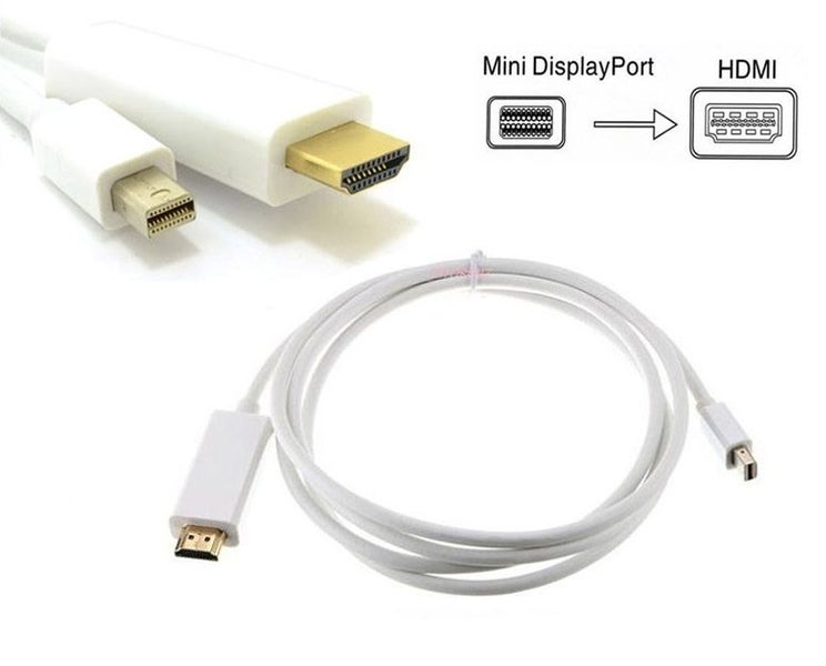 New Mini Display Port to HDMI Cable 1.8M on Afterpay Carousel 1