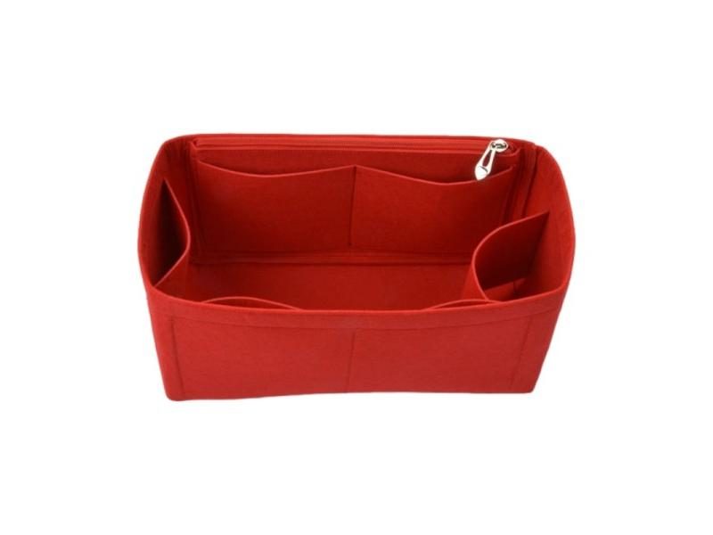 Fits For Luggage Nano Micro Mini Tote Felt Bag Shaper Purse Insert Makeup Carousel 1