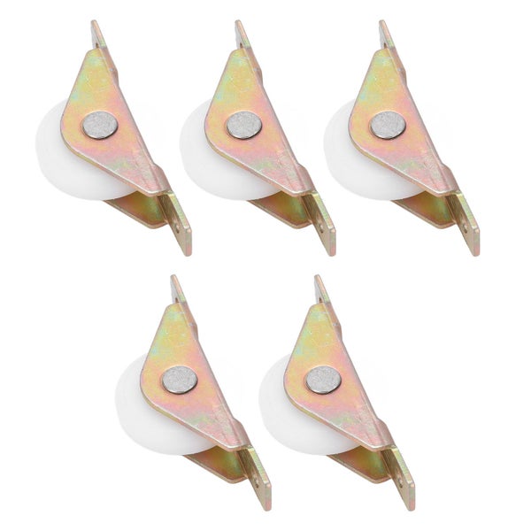 window pulleys 5Pcs Pulley Single Wheel Standard Smoothly Sliding Low Noise Carousel 2