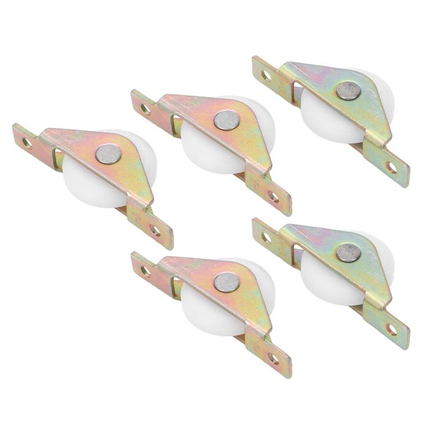 window pulleys 5Pcs Pulley Single Wheel Standard Smoothly Sliding Low Noise Carousel 8
