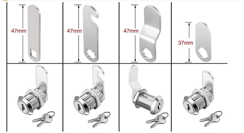 Mailbox Security Lock With Furniture Lock 5 Keys For Drawer Cabinet Cam Loc Carousel 2