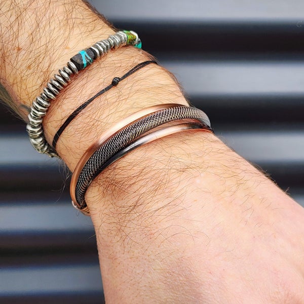 Copper Magnetic 3 Layer Cuff Bracelet Carousel 6