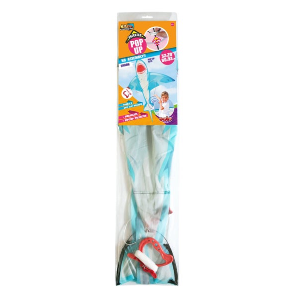 KITE'S READY 2 FLY - POP UP SHARK- PATENTED POPUP SYSTEM-KITE TOTE Carousel 1