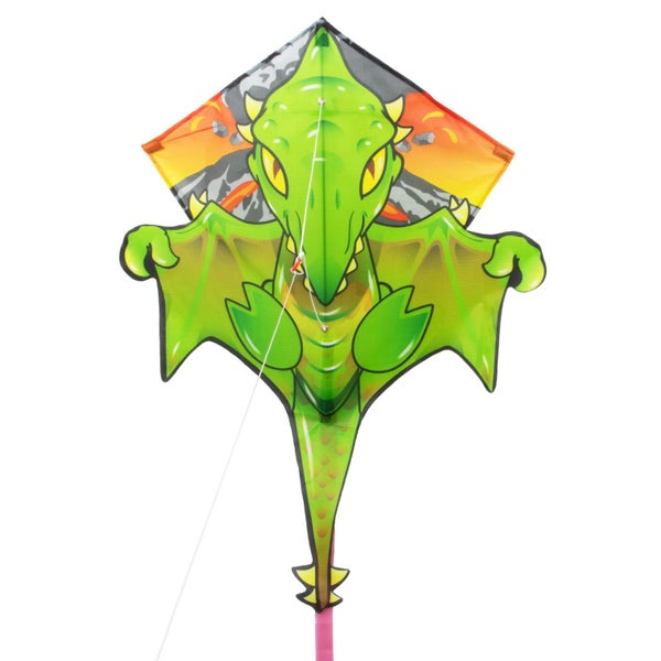 KITE'S READY 2 FLY - POP UP NYLON DIAMOND - PTERANODON -PATENTED POPUP SYSTEM- K Carousel 2