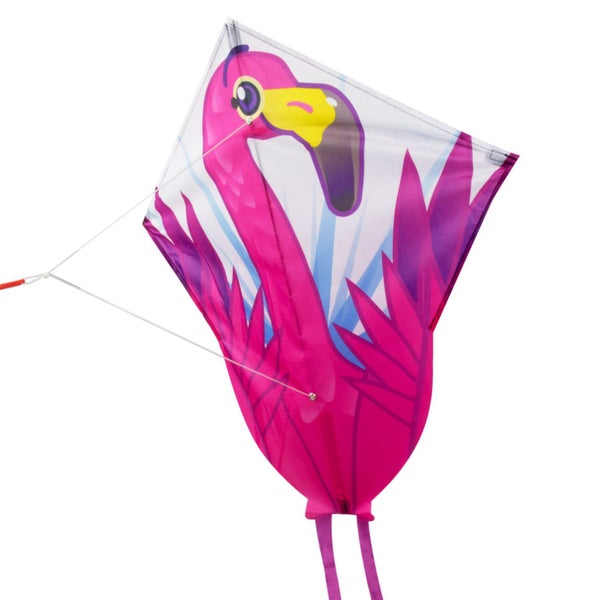 KITE'S READY 2 FLY - POP UP NYLON DIAMOND - FLAMINGO - PATENTED POPUP SYSTEM- KI Carousel 3