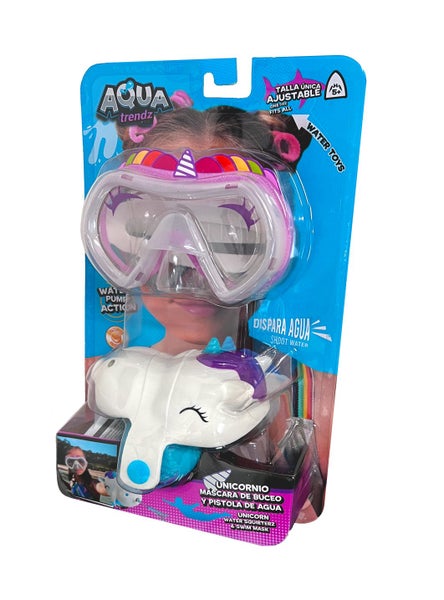 UNICORN WATER SQUIRTERZ & SWIIM MASK SET - BLISTER PACK Carousel 1