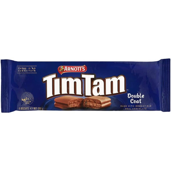 Arnotts Tim Tam Chocolate Biscuits Double Coat 200g Carousel 1