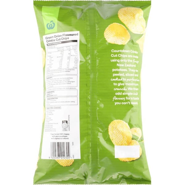 Woolworths Chips Green Onion Crinkle Cut Carousel 3