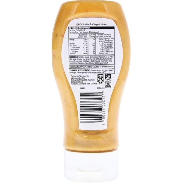 Woolworths Mayonnaise Sweet Chilli Carousel 2