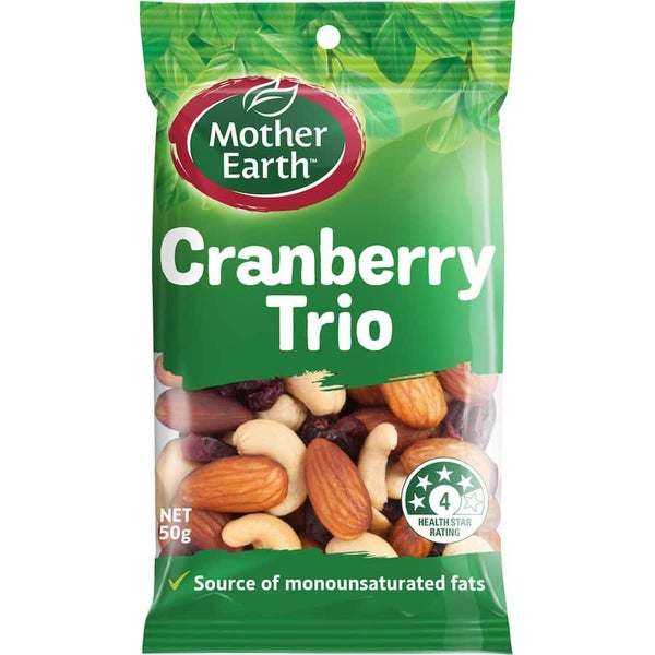 Mother Earth Batch Roasted Cashews Cranberries & Almonds Carousel 1