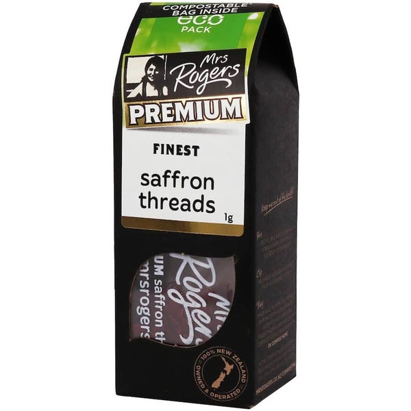 Mrs Rogers Eco Pack Premium Saffron Threads Box 1g Carousel 1