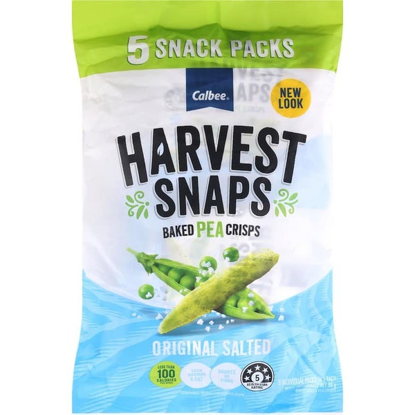 Harvest Snaps Pea Snacks Original Salted 90g Carousel 1