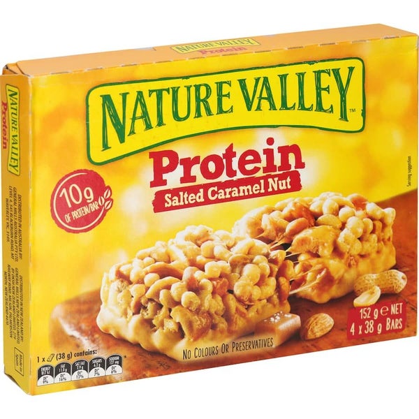 Nature Valley Protein Nut Bars Salted Caramel 4pk 152g Carousel 1