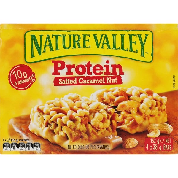 Nature Valley Protein Nut Bars Salted Caramel 4pk 152g Carousel 2