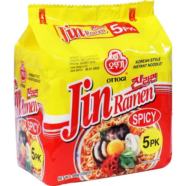 Ottogi Jin Ramen Instant Noodles Spicy Multi Pack Carousel 1