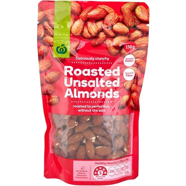 Woolworths Almonds Roasted Unsalted Carousel 1