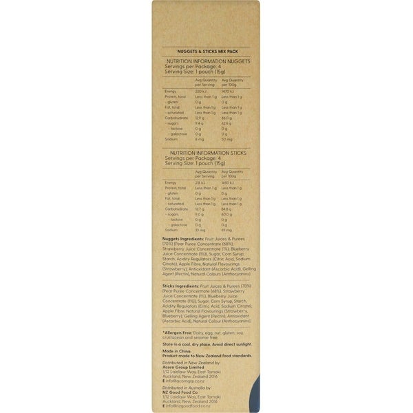 Goodnessme Really Fruity Fruit Sticks & Nuggets Mix Pack Carousel 4