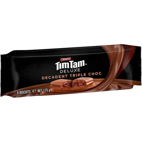 Arnotts Tim Tam Deluxe Chocolate Biscuits Decadent Triple Choc 175g Carousel 2